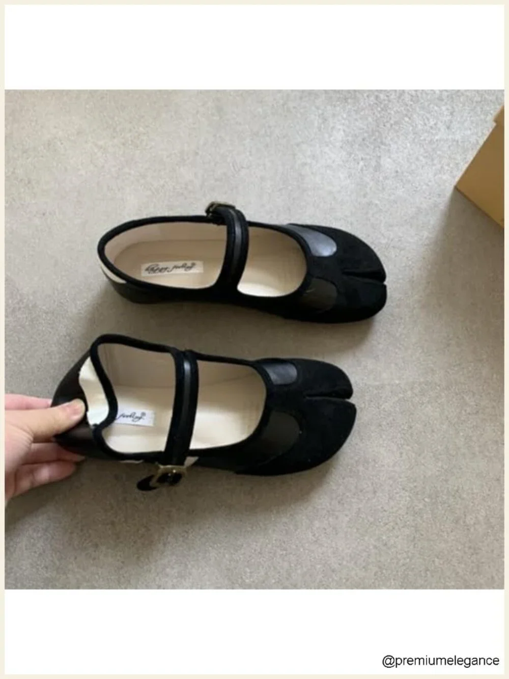 Split Toe Mary Janes Ballet Flat Orthopedic Comfort Lightweight Walking Shoes